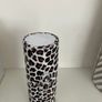 New Set of 9 Make-Up Brushes in Leopard Print Tube Image 4