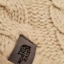 The North Face cable knit fur lined bobble hat with tassels Rrp 60 ( New) Image 4