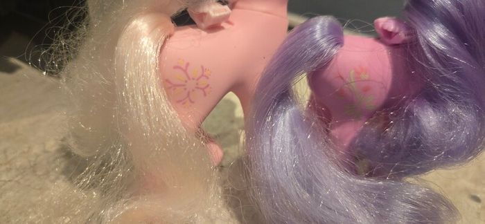 Dup Bundle 2 x Flutter ponies Lily and Honeysuckle MLP G1 My Little Pony