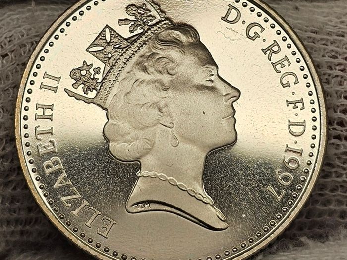 Great Britain 1997 Proof 10 Pence Coin Perfect