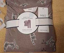 M&S Pure Cotton Pyjamas Set BNWT