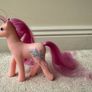 Vintage My Little Pony G1 Sweetheart Sister Dainty With Earring 1988 Hasbro Used Please see pictures Image 10
