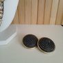 Vintage Style Jewelry Lot Statement Necklace and 2 Pairs of Earrings Image 4