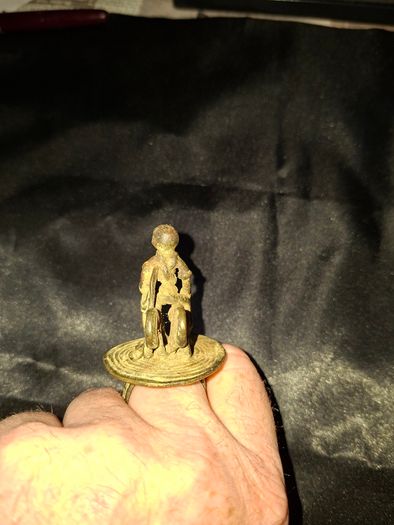 Genuine Antique Bronze Ring Dogon Mali Postage Available or Collection