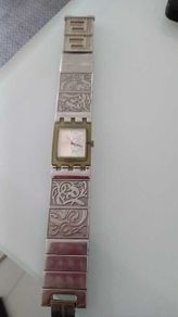 Vintage SWATCH Stainless Steel Ladies Original Wrist Watch