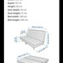 IKEA NYHAMN 3 seater sofabed Image 3