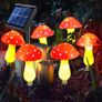 Set of 6 Solar Mushroom Lights Garden Outdoor Decor, 8 Modes Waterproof Mushroom Ornaments for Lawn Gardening Pathway Landscape Yard Easter Pathway Fence Christmas Halloween Decorations (FREE SHIPPING) Image 4