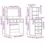 Dressing Table Brown 78.5 x 41 x 135 cm Engineered wood Image 4