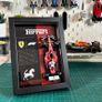 FERRARI Frame with Lewis Hamilton 1:43 Replica Image 6