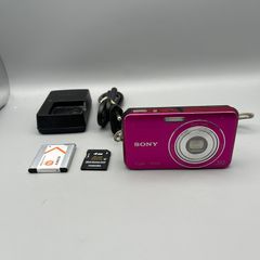 Sony Cyber-shot DSC-W310 12.1MP Digital Camera Pink - Full Kit