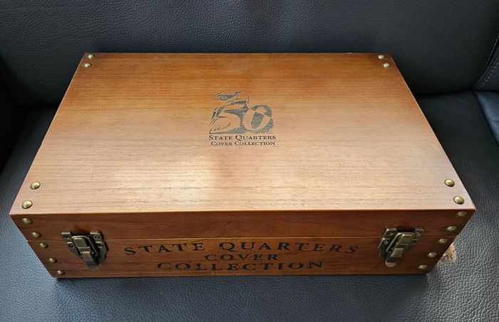 USA United States 50 States Quarters Cover Collection in Original Holder with COA