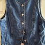 Denim waist coat Image 2