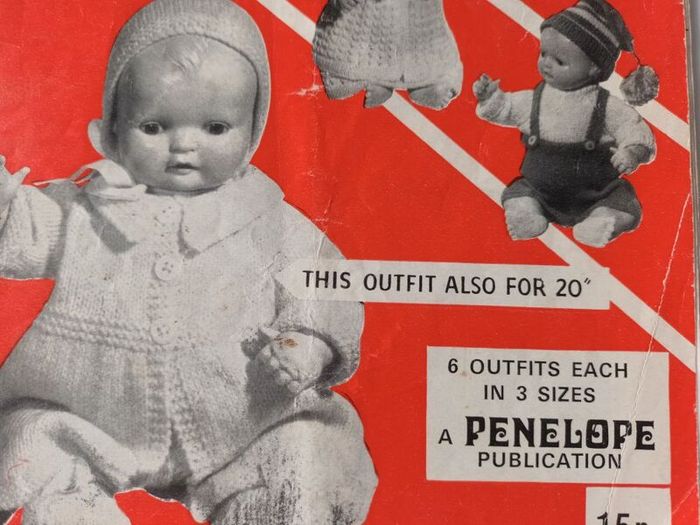 Knitting Booklet - Copy- Baby Doll Clothes - 6 Outfits - Penelope N33