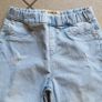 As New - Age 10 Years - A Lovely Pair of Faded Denim Jeggings - Excellent Condition  - Read Carefully Image 2