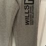 bottoms jacket wills grey with side stripe & pockets size 10 Image 2