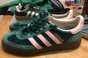 Adidas HANDBALL SPEZIAL - Trainers - collegiate green/clear pink/cream white