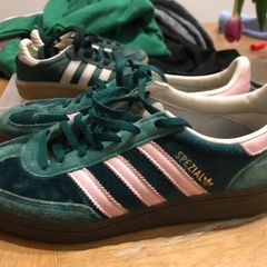 Adidas HANDBALL SPEZIAL - Trainers - collegiate green/clear pink/cream white