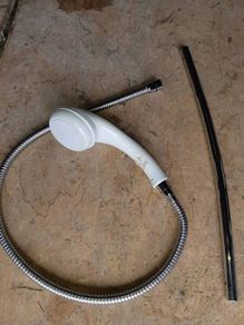 Triton shower head, hose and rail