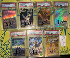 pokemon cards GRADED SLABD