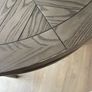 Monroe dark oak extendable dining table Image 7