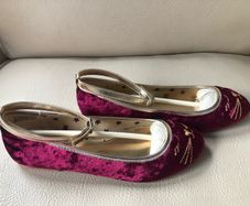 Girls ballerina style party shoes