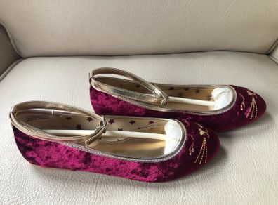 Girls ballerina style party shoes