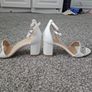 Wedding shoes - white, open toe Image 5