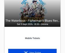 Waterboys Gig Saturday 5 September 3Arena