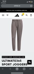 Adidas golf joggers (XS) Brand New
