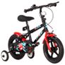 Kids Bike 12 inch Black and Red Image 2