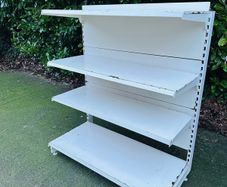Shop Shelving - 1.5 Metres - Storage Shelving - Containers And Sheds - Very Heavy Duty