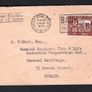 1949 Ireland Republic of Ireland (International Recognition of the Republic) Commemorative Stamps Neatly typed addressed pair on plain First Day Cover (FDC) with Baile Atha Cliath (Dublin) cancel and Bank in the savings Bank slogan cancel Image 2