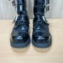 Alpha Rangers 14 Hole Black Combat Boots Buckle Gothic Biker Size UK 6 EU 40 Image 5