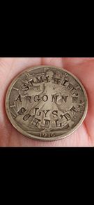 World War 1 Trench Art Counterstamped Coin