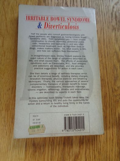 Irritable Bowel Syndrome & Diverticulosis Book for Sale