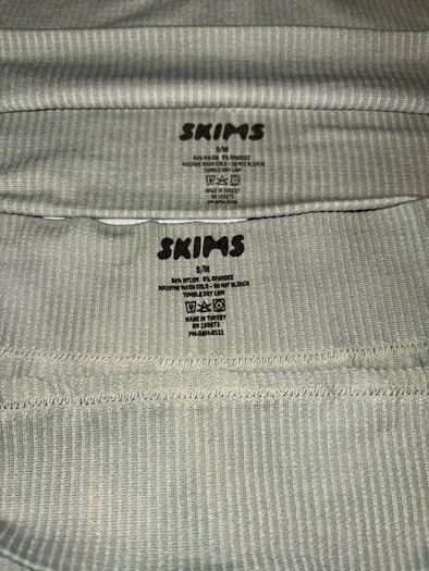 SKIMS Kim Kardashian Seamless Rib Aqua Green Lounge Set Bralette + Boxer Shorts Size S/M