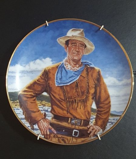 Franklin Mint Limited Edition John Wayne Decorative Plate