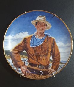 Franklin Mint Limited Edition John Wayne Decorative Plate