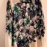 Cos Merino Wool Art Floral Long Cardigan Image 3