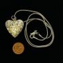 Silver hallmarked pendant and chain Image 3