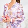 Forever Unique Lilac Floral Lined Lace mini DEBS dress with dropped waist Size UK12 EU40 RRP 109 euro BRAND NEW SALE Image 4