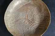 Arts &amp; crafts bronze plate