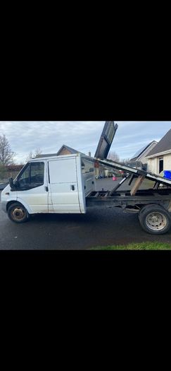 ford transit crew cab tipper