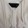 Ladies Savida Cream Empire Style Dress Size 10 Image 2