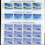 1999 Ireland Civil Aviation (Commercial Aviation - Douglas DC3, Britten Norman Islander, Boeing 707 & Lockheed Constellation) Stamp Sheetlet Plate 1A1A1A1A Mint Never Hinged (MNH) Image 2
