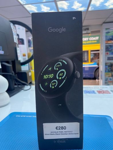 Google Pixel 3 Smart watch - 45mm/ Matte Black / Obsidian Active Band