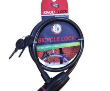 Bike Grey Cycling Cable Anti-Theft Bike Bicycle Scooter Safety Lock - 4951