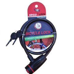 Bike Grey Cycling Cable Anti-Theft Bike Bicycle Scooter Safety Lock - 4951