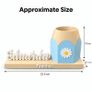 Personalized Name Pencil Holder - 3D - Daisy Design Image 4