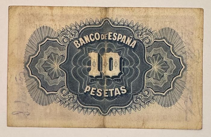 Spain 10 Pesetas 1935 Banknote